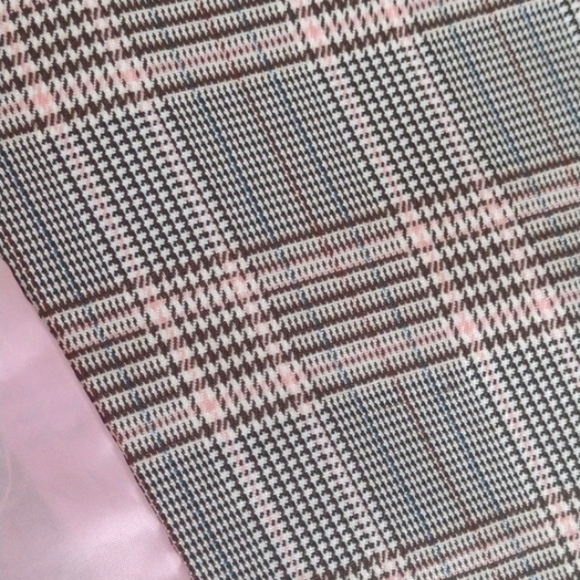 🆕 BRITNEY SPEARS Latest IG Look!! Plaid Pink Lined Women's Blazer!! C IG Feb20 - Picture 7 of 7